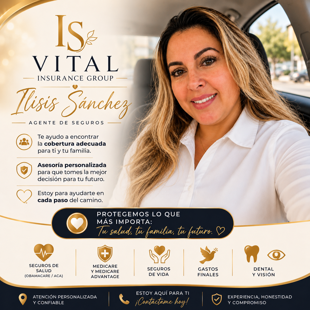 IS VITAL INSURANCE GROUP Ilisis Sánchez Licensed Insurance Agent